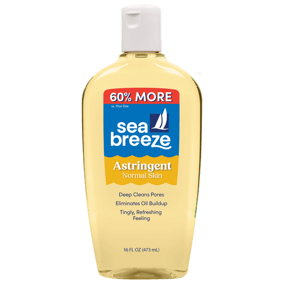 Sea Breeze Original Formula Astringent for All Skin, Acne and Blemishes, 16 fl oz
