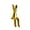 Gold, variant on FXMLRLK 1-Piece Sitting Bunny Figurine Statue - Home, Office, Living Room, Bedroom - Accents, Decorations, Figurines - Small Statues for Bookshelf, Desk - Ideal Gifts (Black)