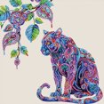 thumbnail image 1 of 5D DIY Leopardo Del Arte Artesanal 30x30cm, 1 of 9