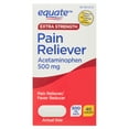 thumbnail image 3 of (6 pack) Equate Extra Strength Acetaminophen 500mg Caplets, Pain Reliever/Fever Reducer, 40 Count, 3 of 9
