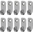 thumbnail image 1 of 10 Pcs Crochets Muraux en Acier Inoxydable 304 pour Cadres Photo Miroir, 1 of 5