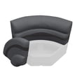 thumbnail image 6 of Wise BM11002-1890 Premier Series Pontoon 32" Bow Radius Corner Cushion Set - Slate / Dark Neutral, 6 of 10