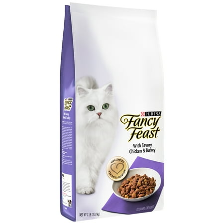 Fancy Feast Savory Chicken & Turkey Dry Cat Food, 7 lb