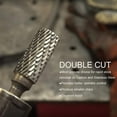 thumbnail image 6 of 8-Piece 1/4" Double Cut Tungsten Carbide Rotary Burr Set for Die Grinder, 6 of 11