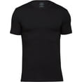 thumbnail image 2 of Calvin Klein Men's Undershirts Cotton Stretch 2 Pack Crew Neck Tshirts, Black, X-Large, 2 of 2