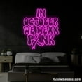 thumbnail image 3 of Glowneon in October We Wear Pink Neon Sign, Motivation Quotes Sign, Breast Cancer Awareness Sign, 3 of 5