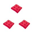 thumbnail image 1 of Bearachild Cojín de asiento suave y cómodo para máxima relajación, cojines cuadrados para el suelo, cojín para silla, color rojo rosa, Type1 NO1, 1 of 6