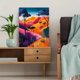 thumbnail image 5 of Qisvanset 12x16 Inch 2D Flat Framed Canvas Art, Psalm Colorful Landscape Matisse Style Housewarming Religious Wall Decor, 5 of 5