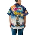 thumbnail image 5 of Happy New Year with Australian Cattle Dog Fireworks Holiday Xmas Winter 2025 Hawaiian Shirt Breathable Summer Unisex Merch Heeler Lover Gifts - 00025, 5 of 6