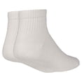 thumbnail image 2 of Nuvein Padded Low Cut Socks, 8-15 Mmhg Light Compression, Cushioned Ankle Length, Sensitive', White, X-large, 2 of 4