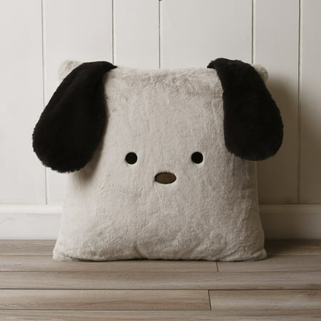 Best Home Fashion Faux Fur Plush Dog Pillow