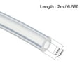 thumbnail image 2 of Uxcell Air Hoses Tube Water Pipes for Pump Transfer Silicone Rubber Clear 1 pcs 0.25''x0.45''x6.56ft, 2 of 3