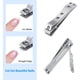 thumbnail image 2 of Cortaúñas de 2 piezas para uñas gruesas, cortaúñas de borde recto, cortaúñas de boca ancha y resistente para hombres y mujeres, 2 of 5