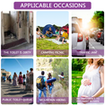 thumbnail image 6 of Richgv Female Urination Device, Silicone Urinal Funnel for Women, Female Urinal Women Funnel, Women Urinal for Camping Hiking Outdoor Activities, Purple, 6 of 6