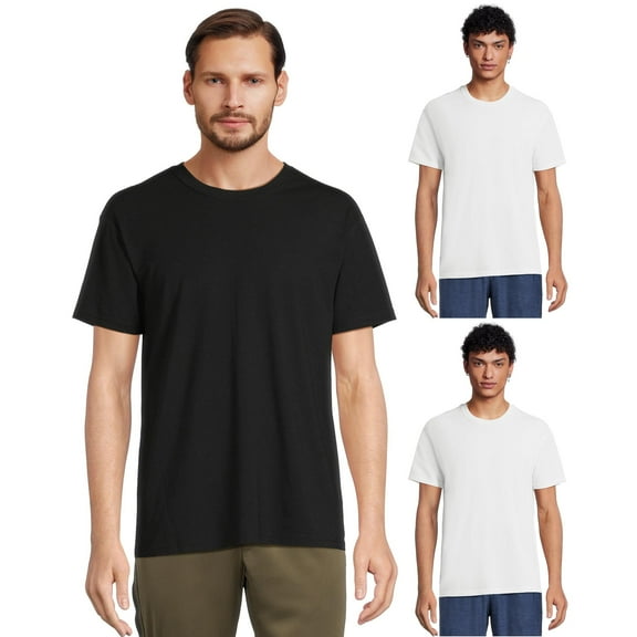 Athletic Works Men's and Big Men's Tri Blend Tee, Sizes XS-4XLT