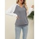 thumbnail image 5 of Sudadera EADINVE para mujer, casual, cuello en V, manga larga, ligera, 5 of 6