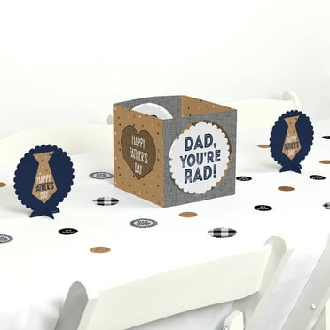 Big Dot of Happiness "My Dad is Rad" Father's Day Centerpiece