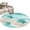 Green, variant on Teal Coastal Round Rug 3ft Washable Circle Entryway Rugs Non Slip Sea Turtle Beach Nautical Seaside Ocean Area Rug Indoor Floor Carpet for Bedroom Kitchen Living Room Home Office Dining Room Nursery
