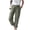 Green, variant on TRUBKH Womens Linen Pants Beach Palazzo Harem Pants Loose Yoga Trousers Ruffle Pants Women Cruise Pants Drop Crotch Harem Pants Beach Vacation Flowy Pants Palazzo Pants Baggy Linen Pants Green L