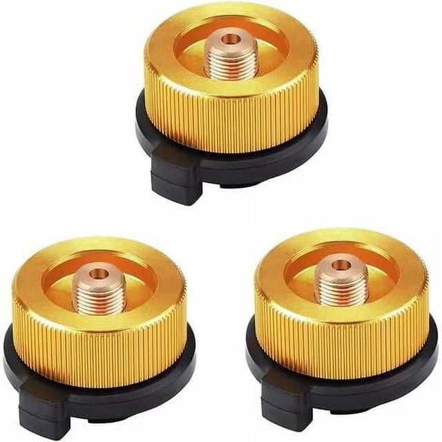 EcoNesxp Adaptateur de Cylindre de Gaz en 3 Pcs Connecteur de Buse de conversion de Gaz