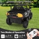 thumbnail image 5 of Historyli Camión volquete eléctrico de 24 V,biplaza,tracción en las 4 ruedas,con control remoto,caja volquete eléctrica y pala,luces LED,reproductor de música,regalo ideal para niños y niñas, 5 of 7