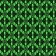thumbnail image 1 of Ahgly Company Machine Washable Indoor Square Transitional Dark Forest Green Area Rugs, 7' Square, 1 of 7