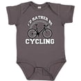 thumbnail image 3 of Inktastic I'd Rather Be Cycling Boys or Girls Baby Bodysuit, 3 of 5