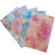 thumbnail image 1 of It sounds like you're describing a product listing for **faux craft sheets**, specifically **tie dye or rainbow PU (polyurethane) ** intended for, 1 of 5