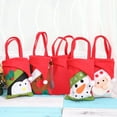 thumbnail image 4 of AUDeals Christmas Gift Bags with Handles Festive Red Holiday Treat Bags for Kids, Candy Favors, Xmas Party Supplies, 4 of 7