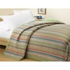 Mainstays Microfiber Bedspread, Multistripe