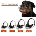 thumbnail image 3 of Adjustable Dog Muzzle Made of Leather and Metal Wire Basket, Pet Mask for Small Medium Large Dogs, Pet Muzzle for Walking on Daily Walk, 3 of 3