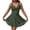 as the picture shows, variant on WAYUTE One Piece Swimsuit Women Elegant Swim Dress with Adjustable Ties and Built In Soft Cup Bra for Tummy Control Bathing Suit