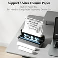 thumbnail image 3 of Phomemo M832 Portable Printers Wireless for Travel, Bluetooth Thermal Printer, Inkless Mobile Printer Support 8.5'' x 11'' & A4 Thermal Paper, Compatible with iPhone Android Laptop for Office Car Home, 3 of 9