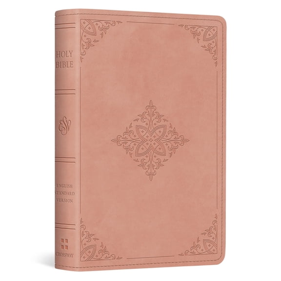 ESV Vest Pocket New Testament with Psalms and Proverbs, Red Letter (Trutone, Blush Rose, Fleur-De-Lis Design), (Hardcover)