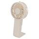 thumbnail image 4 of Mini ventilador de mano ventilador portátil plegable ventilador recargable USB para viajes de oficina en casa Beige, 4 of 10