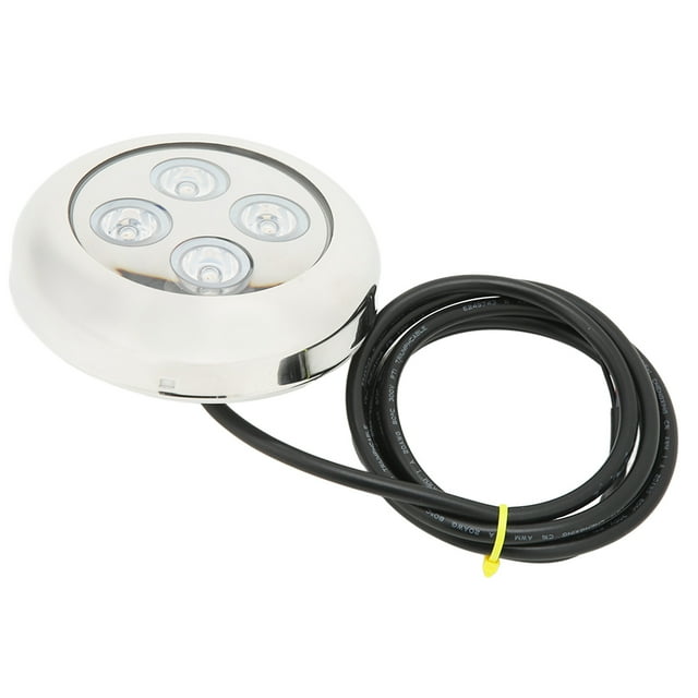 Lámpara de agua de mar, luz subacuática marina de 60°, luz para piscina, luz trasera para yate, diseño revolucionario