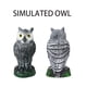 thumbnail image 5 of Escultura de búho falso señuelo de pájaro, señuelo de búho falso espantapájaros repelente de pájaros realista optimizado para la excelencia, 5 of 8