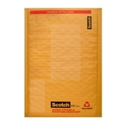 Scotch™ Plastic Bubble Mailer, 4 in. x 7.25 in., Size #000, Yellow, 1/Pack