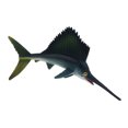 thumbnail image 4 of serony Realistic Animal Model Figure Sailfish Figurine Toys Home Decor Dark Green, 4 of 9
