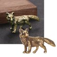 thumbnail image 1 of Estatuilla de animal escultura animal retro cobre decorativo exquisito para gabinete para estante ANGGREK Otros, 1 of 8