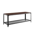 thumbnail image 1 of Banc d'Angle Industriel de 48 Po - Noyer Foncé, 1 of 15