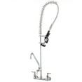thumbnail image 1 of Aquaterior 44" Commercial Pre-Rinse Kitchen Faucet 12" Add-on Spout Wall Mount CUPC NSF CEC, 1 of 10