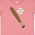 thumbnail image 4 of Inktastic Baseball Bat and Ball Boys or Girls Baby T-Shirt, 4 of 5