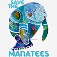 thumbnail image 3 of CafePress - All Things SAVE The MANATEE Sweatshirt - Crew Neck Sweatshirt, 3 of 4