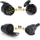 thumbnail image 2 of Adaptador de enchufe de remolque 7/13, Conector de clavija de enganche de 7 a 13 pines, 7 polos a 13 pines para remolque de coche, Tractor, caravana, portabicicletas, 2 of 5