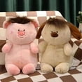thumbnail image 2 of Variety Pig Big Nose Pig Plush Toy Doll Doll, 2 of 4