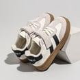 thumbnail image 4 of Zapatos de entrenamiento alemanes para niños con forro polar, zapatos de tabla a juego para otoño e invierno, zapatillas informales antideslizantes de suela suave para niños y niñas, 4 of 6