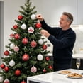 thumbnail image 7 of Fmbmuo 12 Pack Christmas Tree Decorations , Christmas Tree Ornaments Big Balls for Indoor Outdoor Decor Festive Party Supplies Gift, 7 of 7