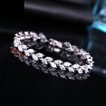 thumbnail image 6 of Cubic Zirconia Tennis Bracelet Simulated Diamond Marquise Cut white 6.8- 8 extension Bridal, 6 of 8