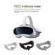thumbnail image 5 of Almohadilla Ocular para Pico 4 Reemplazo de Silicona MáScara Facial Estuche Protector MáScara Antisudor Accesorios para Gafas VR (Gris), 5 of 5